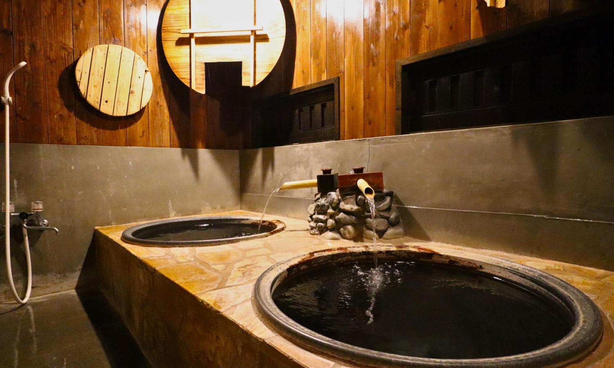 Ban-Ya Hot Spring Inn Юфу Экстерьер фото